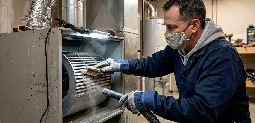 Commercial Vent Decontamination in Elyria