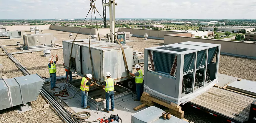Warehouse and Industrial HVAC Replacement in Elyria