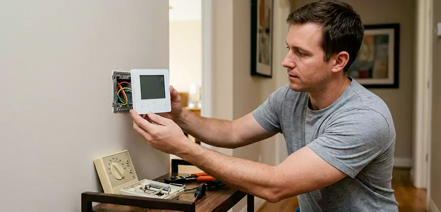 Heat Pump Thermostat Configuration in Elyria