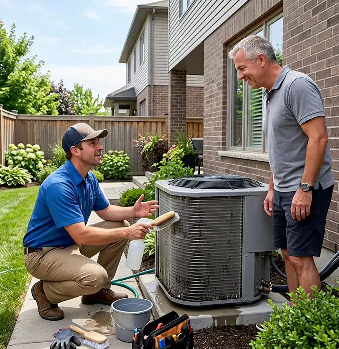 Why Elyria, OH Homeowners Choose Elyria HVAC Pro for Outdoor AC Unit Cleaning?